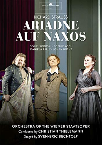 DVD cover for Richard Strauss’ “Ariadne Auf Naxos” opera performance.