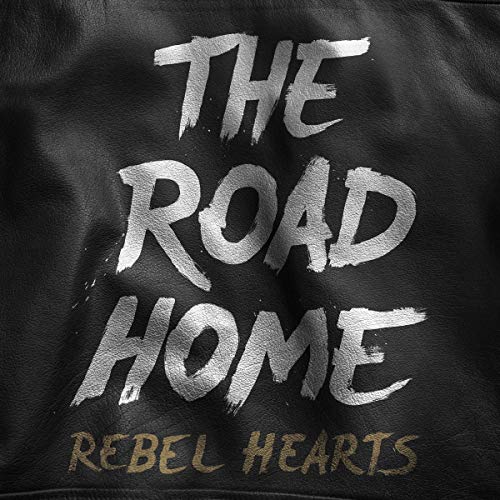 CD cover: black leather jacket with white and gold text "Rebel Hearts".