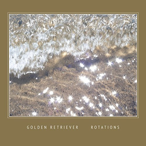 Vinyl record cover with abstract, shimmering waves and band name below.
