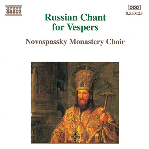 CD cover: Russian Orthodox bishop with golden religious artwork.