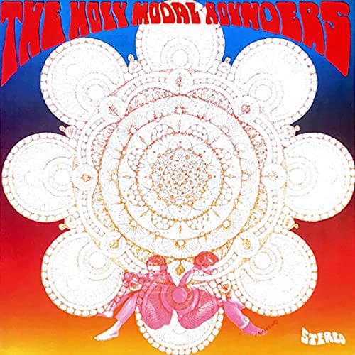 Album cover for Holy Modal Rounders’ “Indian War Whoop” with floral design.