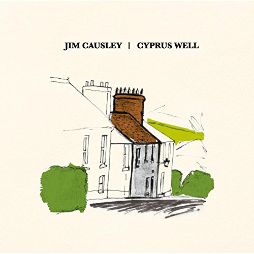 CD cover for Jim Causley’s “Cyprus Well” featuring a sketched building.