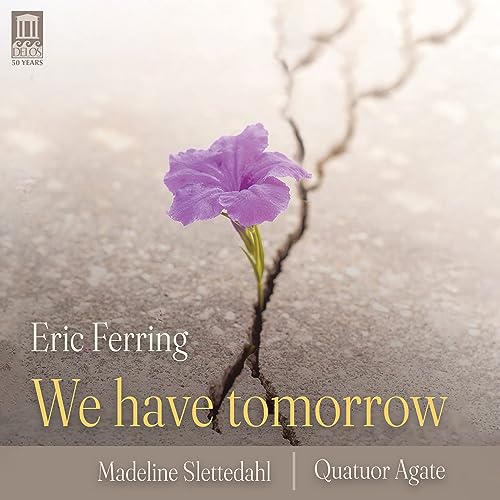 CD cover with a purple flower growing from cracked earth.