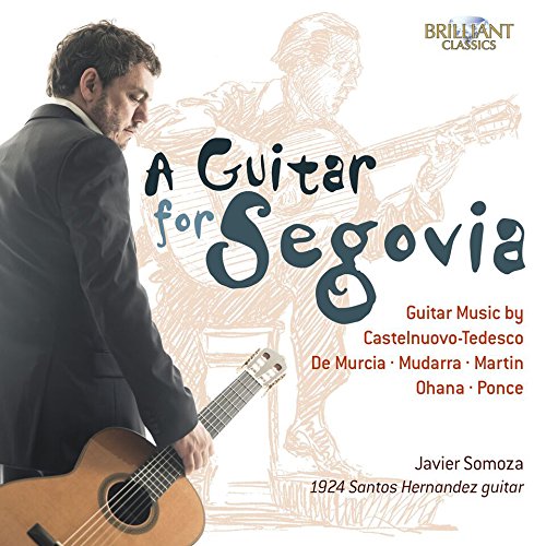 Man in a suit holding a guitar, CD cover art.