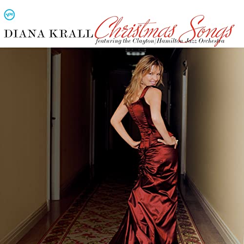 Diana Krall album cover featuring a woman in a red dress.