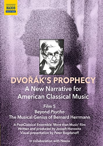 DVD cover featuring a black and white portrait of composer Bernard Herrmann.