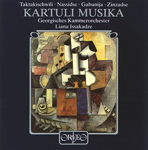 CD cover with abstract geometric painting in muted earth tones.