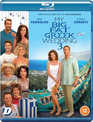 My Big Fat Greek Wedding 3" Blu-ray cover featuring the film's cast.