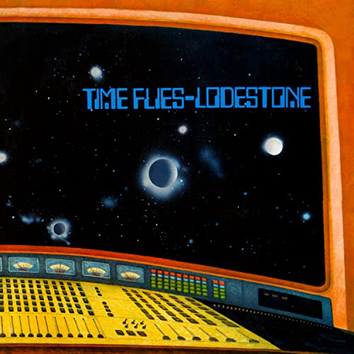 CD cover: retro television displaying space with text "TIME FLIES - LODESTONE".