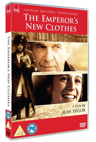 DVD cover for "The Emperor's New Clothes" featuring character portraits.