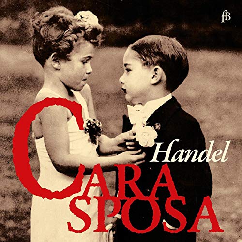 Sepia-toned CD cover featuring two children, with "Cara Sposa Handel" text overlay.