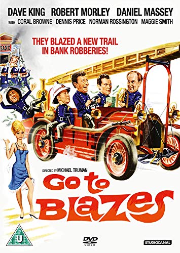 DVD cover art for Go To Blazes featuring cartoon characters on a red fire engine.