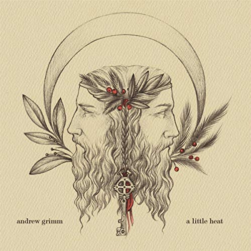 CD cover: sketched face with floral crown and braided beard.