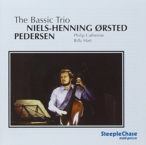 CD cover featuring bassist Niels-Hennig Ørsted Pedersen playing upright bass.