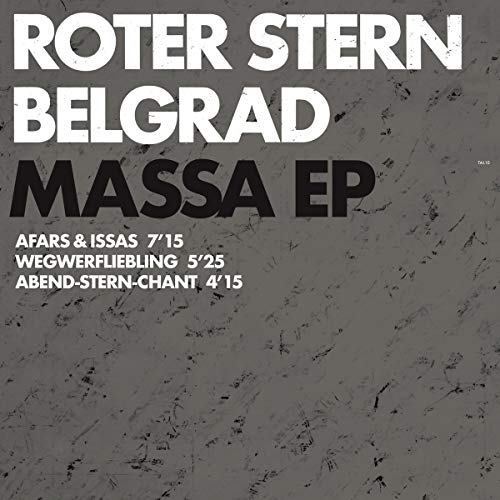 The alt text for the image is: "Grey vinyl record cover with white and black text."