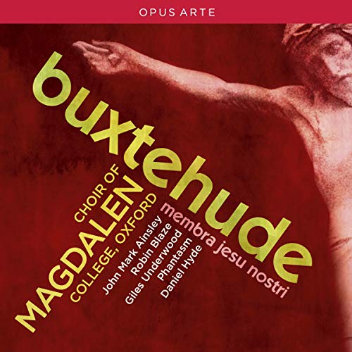 CD cover for Buxtehude’s “Membra Jesu Nostri” featuring choral performers.