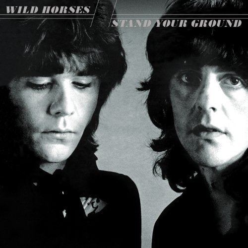 CD cover: black and white portrait of two men with long hair.