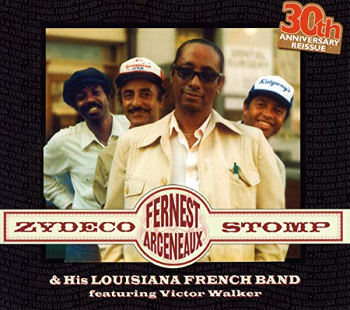 CD cover for “Zydeco Stomp” by Fernest Arceneaux and band.