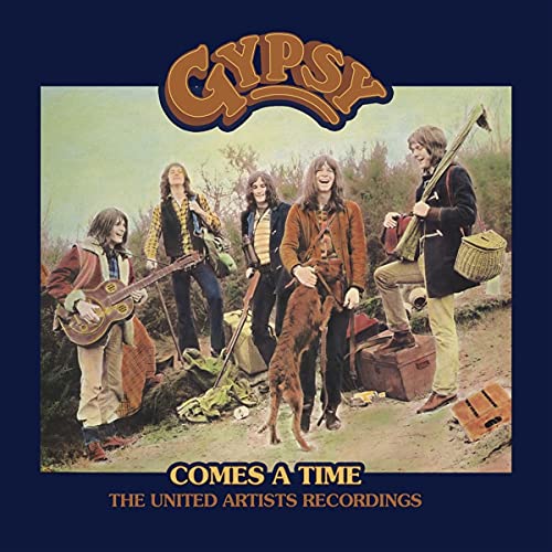 Album cover for Gypsy’s “Comes A Time” featuring a band in a field.