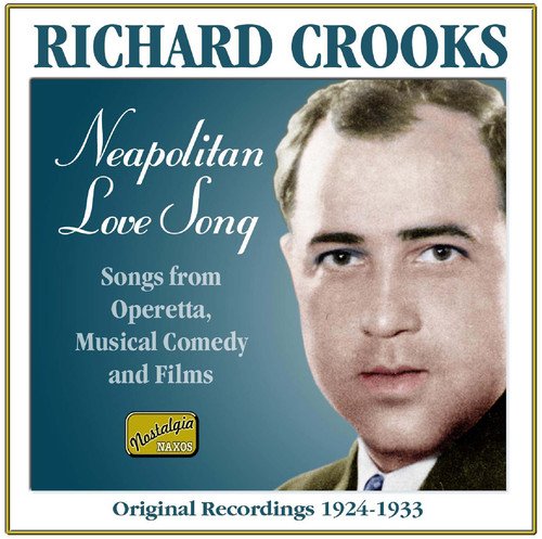 "CD cover featuring a portrait of Richard Crooks with title 'Neapolitan Love Song'."
