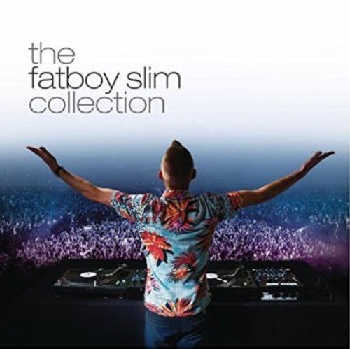 "Album cover featuring a man with outstretched arms standing behind DJ equipment."