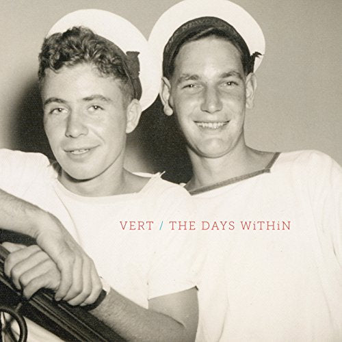 Black and white album cover featuring two smiling men in nurse uniforms.