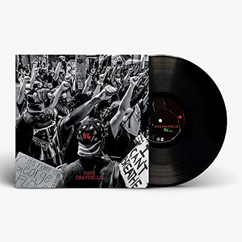 Dave Chappelle “8:46” vinyl record with protest imagery on the cover.