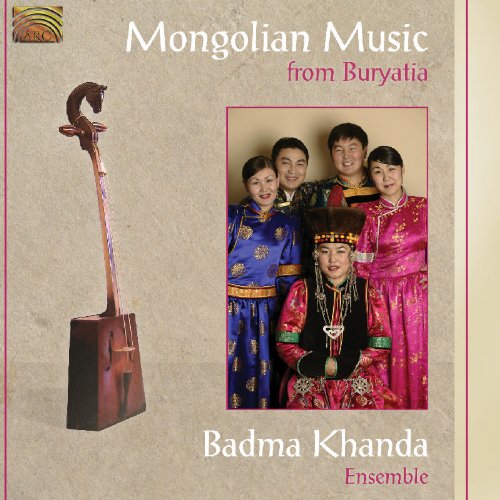 CD cover featuring a group of people in traditional clothing and a stringed instrument.