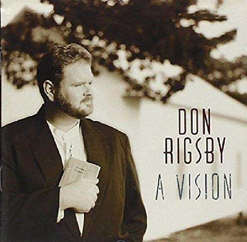 Sepia-toned CD cover featuring Don Rigsby in a suit, holding papers.