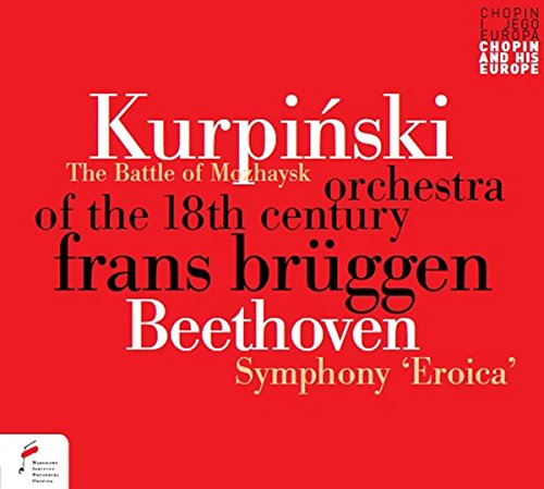 Red CD cover with white and black text, featuring composer and artist names prominently.