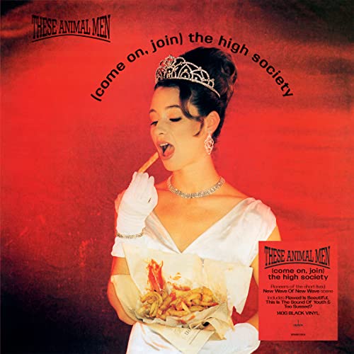 Vinyl record cover: woman in gown with fries and a tiara.
