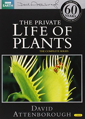 DVD cover featuring a Venus flytrap with a fly, titled "The Private Life of Plants".