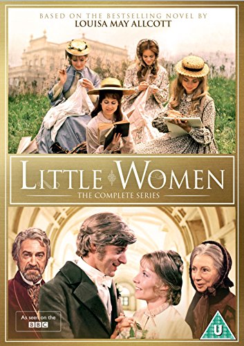 DVD cover for "Little Women: The Complete Series" featuring scenes of four sisters and romantic characters.