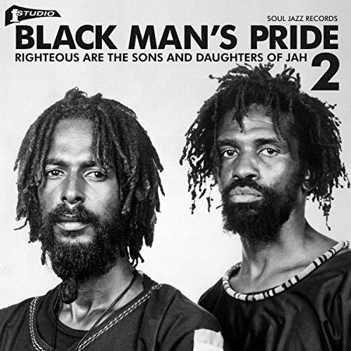 Vinyl album cover featuring two Black men with dreadlocks, close-up portrait.