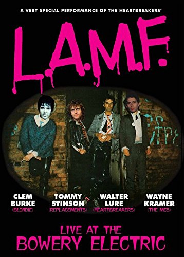 The image is a DVD cover with a black background and pink text.
