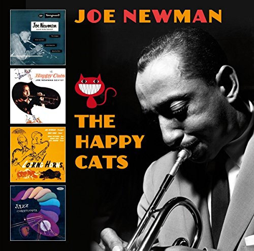 Joe Newman album cover featuring a portrait and cartoon cat.