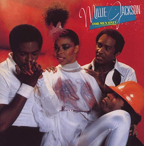 CD cover for Millie Jacksonās āFor Men Onlyā featuring three people.