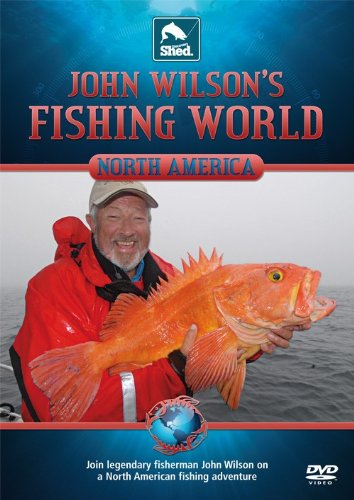 DVD cover featuring a man holding a large orange fish, with blue background.