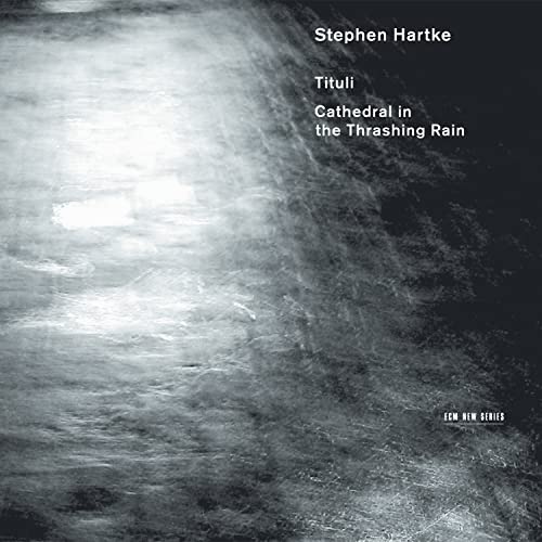CD cover for "Tituli" by The Hilliard Ensemble, abstract grey image.