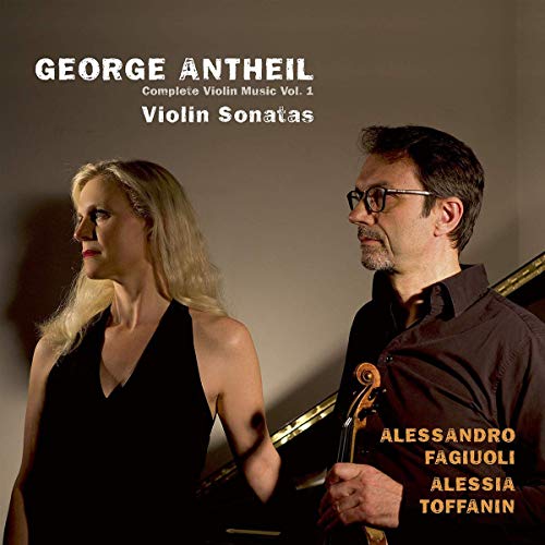 CD cover featuring a man and woman, with violin and piano.