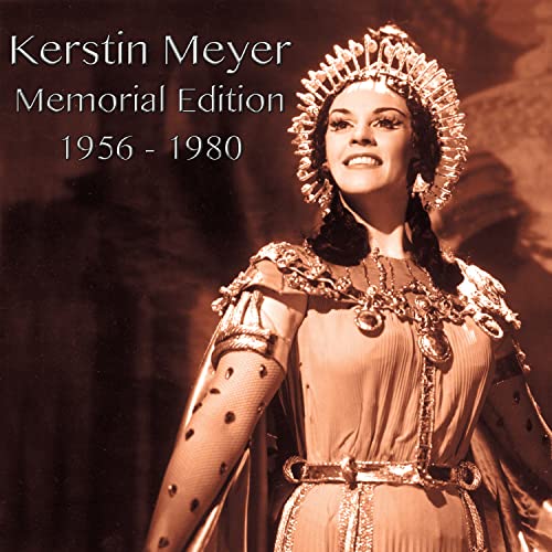 CD cover for Kerstin Meyer’s “Memorial Edition” featuring a portrait of the singer.