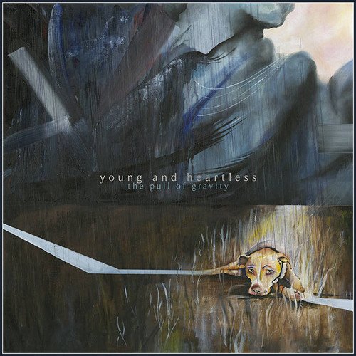 CD cover: abstract painting of a person and a dog in water.