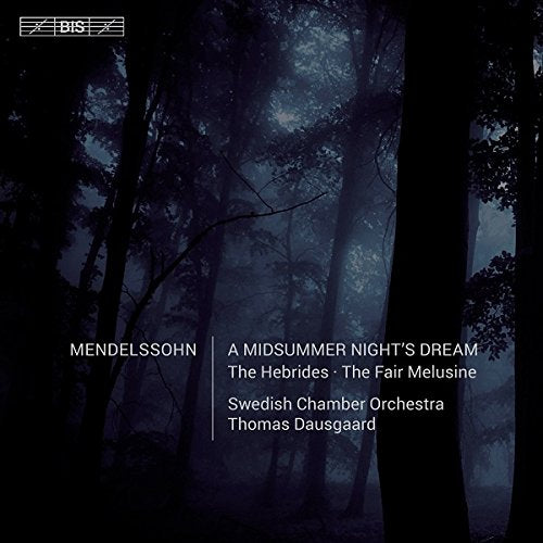 A CD cover featuring a dark forest with white text.