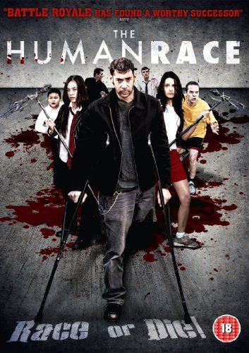 DVD cover for "Human Race" featuring a group wielding makeshift weapons.