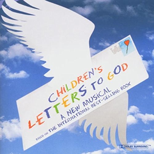 CD cover for “Children’s Letters to God” musical, with wings and letter.