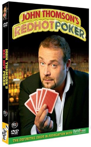 DVD cover featuring comedian John Thomson holding playing cards.