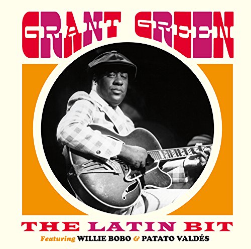 Album cover with black-and-white photo of man playing guitar, red and orange text.