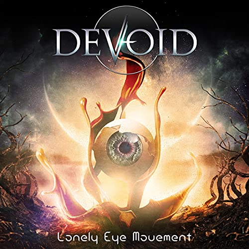 CD cover for "Devoid - Lonely Eye Movement" featuring a surreal eye image.