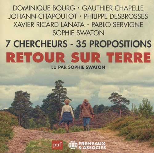 Audiobook cover: landscape with two figures walking on a dirt path.
