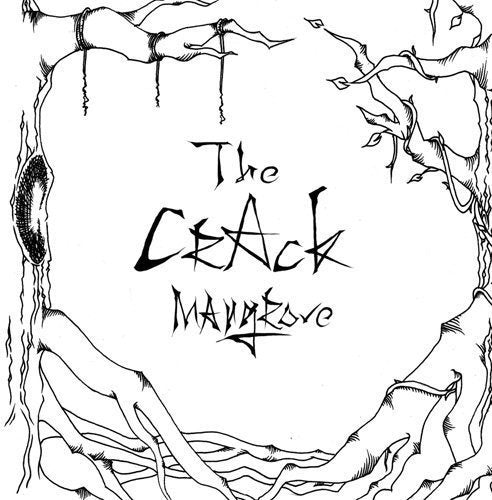 Black and white CD cover with tangled roots and text: "The Ceack Mangrove".